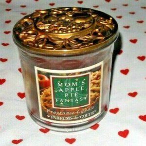 Vintage Body Fantasies MOM'S APPLE PIE Fantasy Jar Candle Decorative Lid 9 oz.